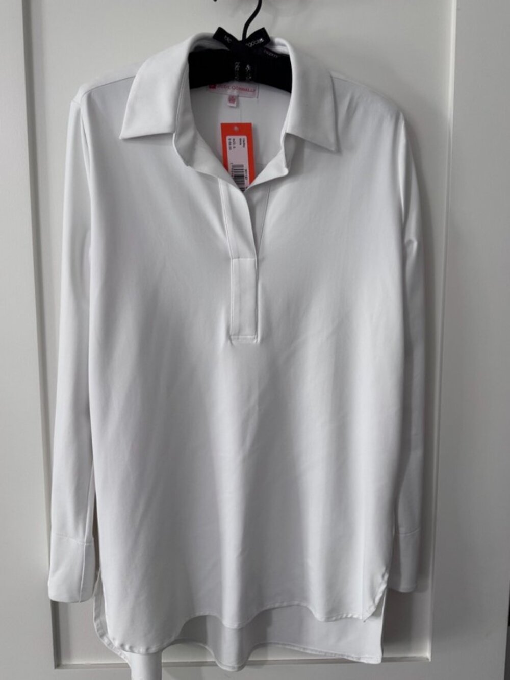 Jude Connally Women's 'Hadley' Solid White Tunic, Size S, New with Tags Attached
